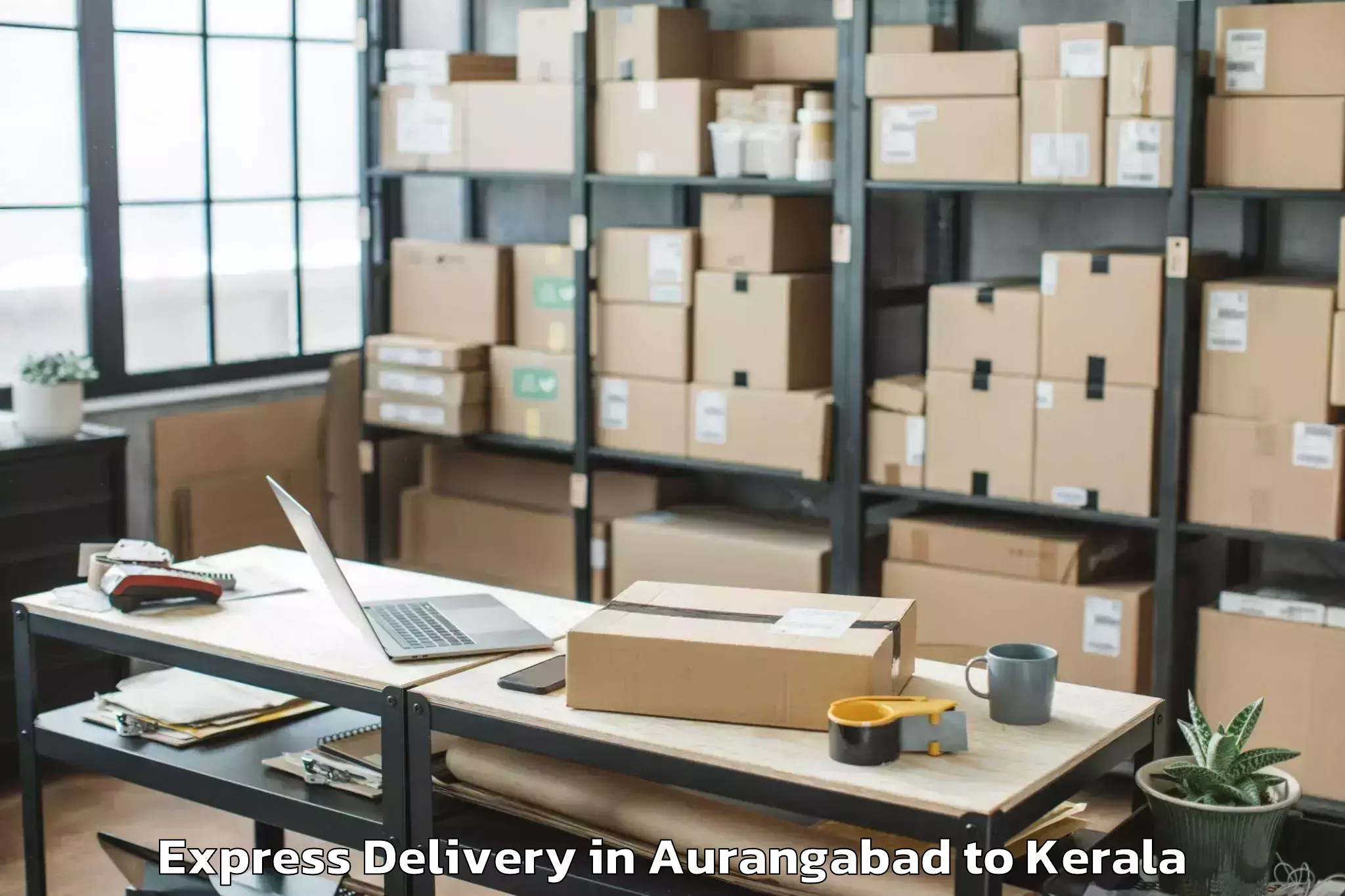 Top Aurangabad to Alangad Express Delivery Available